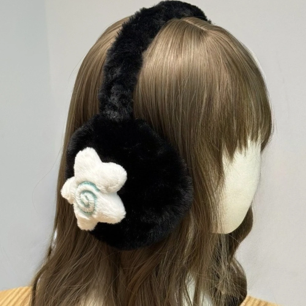 لطيف أفخم الأسماك مجلس غطاء للأذنين الكرتون سميكة Harajuku لوليتا سماعات لركوب الدراجات والتزلج الشتاء اكسسوارات الديكور