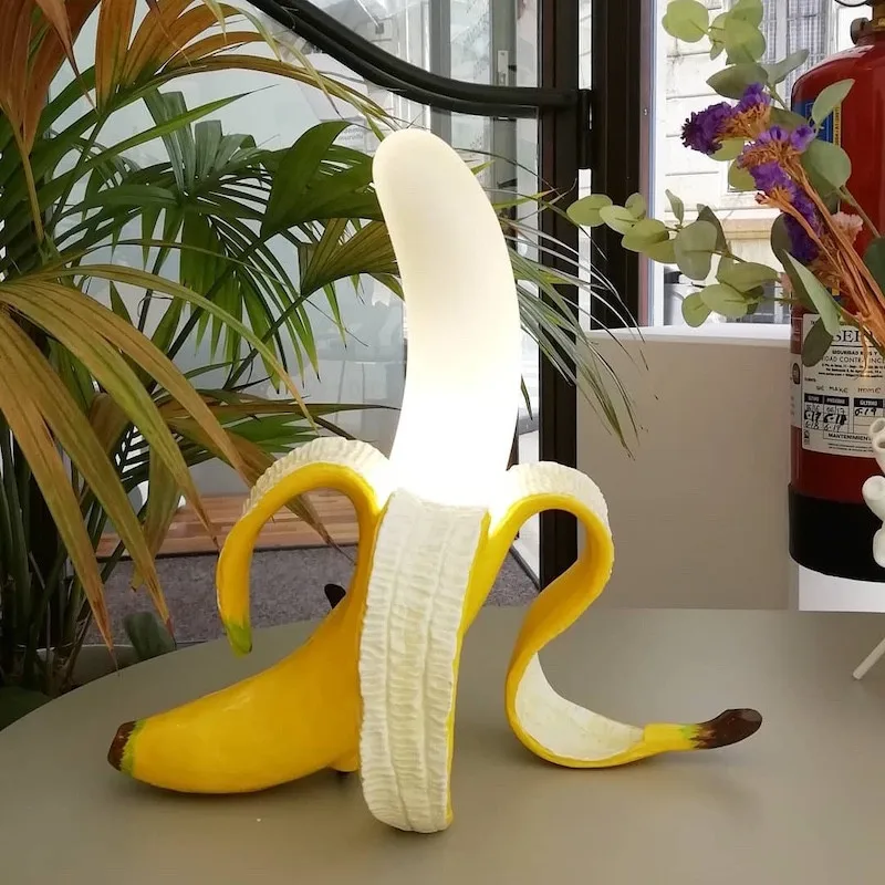 Medieval Banana Lamp Creative Art Design Atmosphere Lamp Bedroom Bedside Lamp