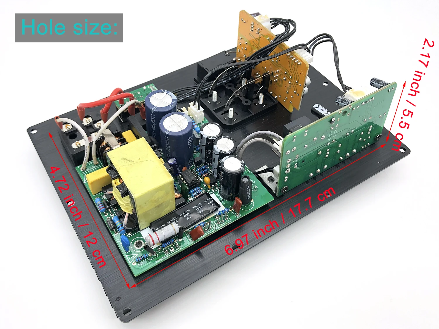 New 110-220V heavy bass active subwoofer amplifier board 5.1 and 7.1 home theaterdedicated subwoofer board 4 ohm 100W 8 ohm 200W