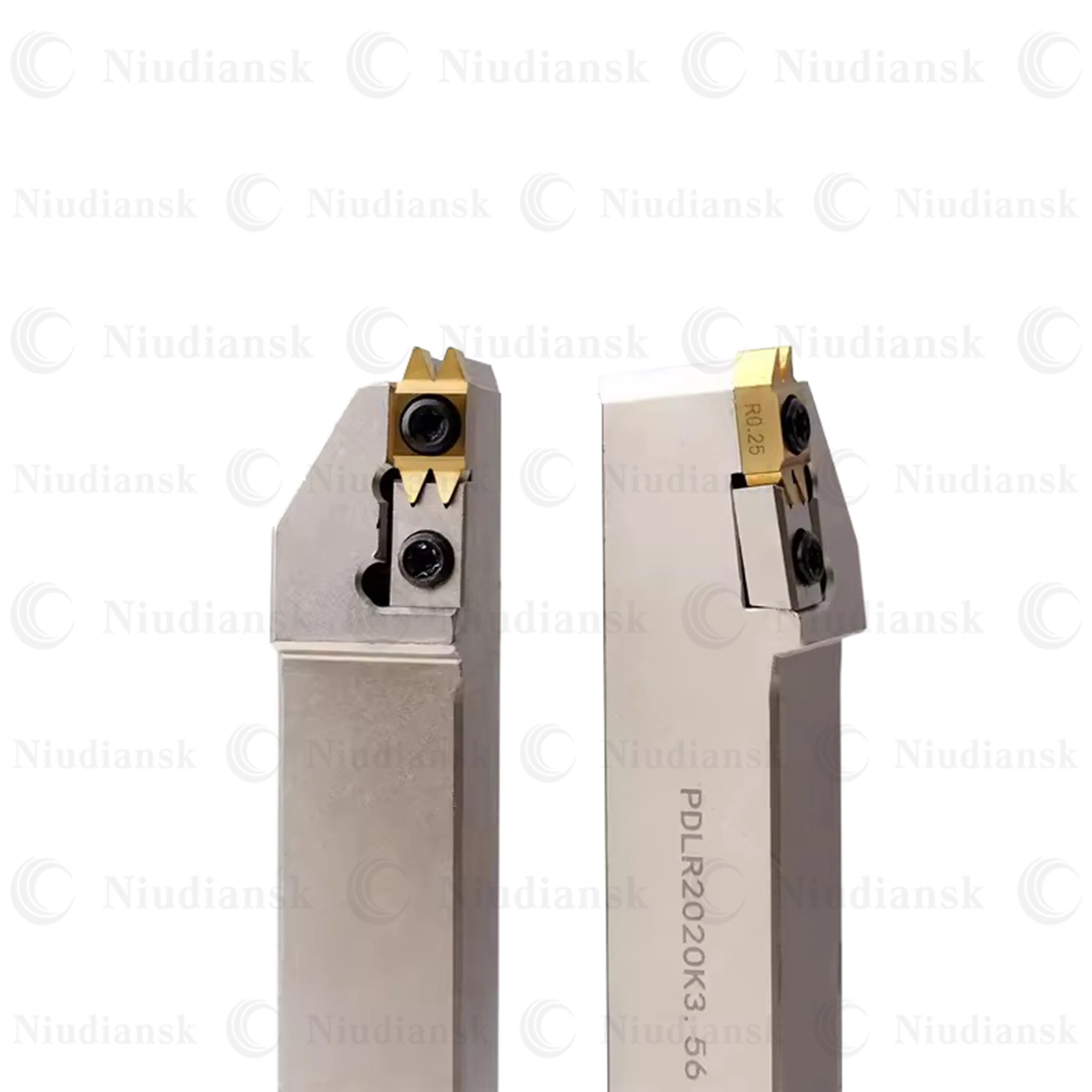 Imagem -06 - Duplo Dente Polia Slotting Tools Holder Cnc Lathe Cutter Carbide Grooving Inserts Pdlr2023 Pdlr2525 Pdl 356 Milímetros 234 Milímetros