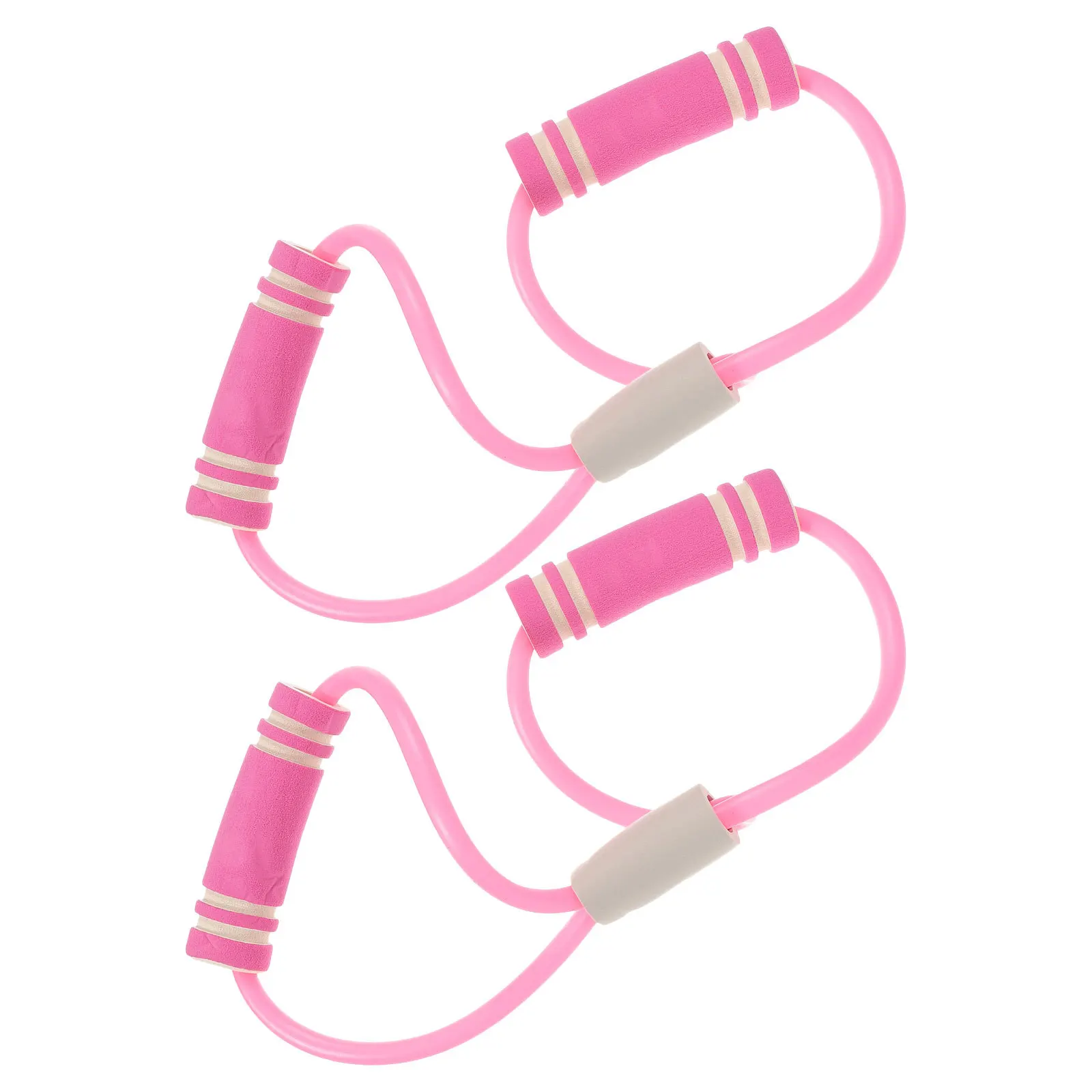 

2Pcs Portable Resistance Band Set 8-Shape Flat Exercise Bands for Women Beginners Yoga Rehab Training Home Gym Muscle Toning