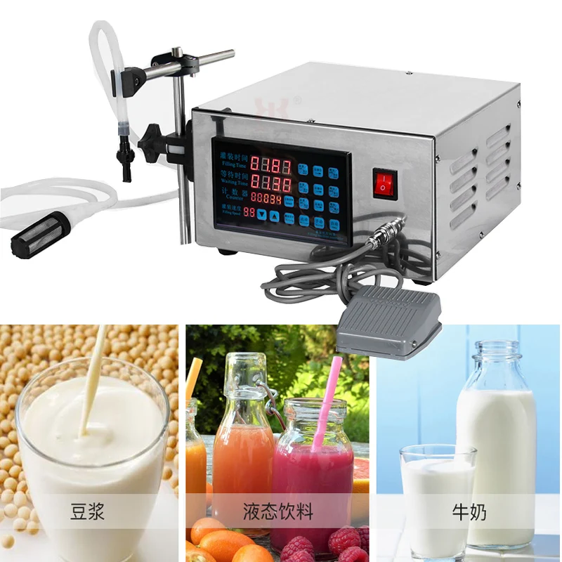 Wholesale Vial Liquid Filler Machine Low Dosage Reagent Portion Eyedrop Ceramic Pump Bottle Filling Machine Lab Equipment