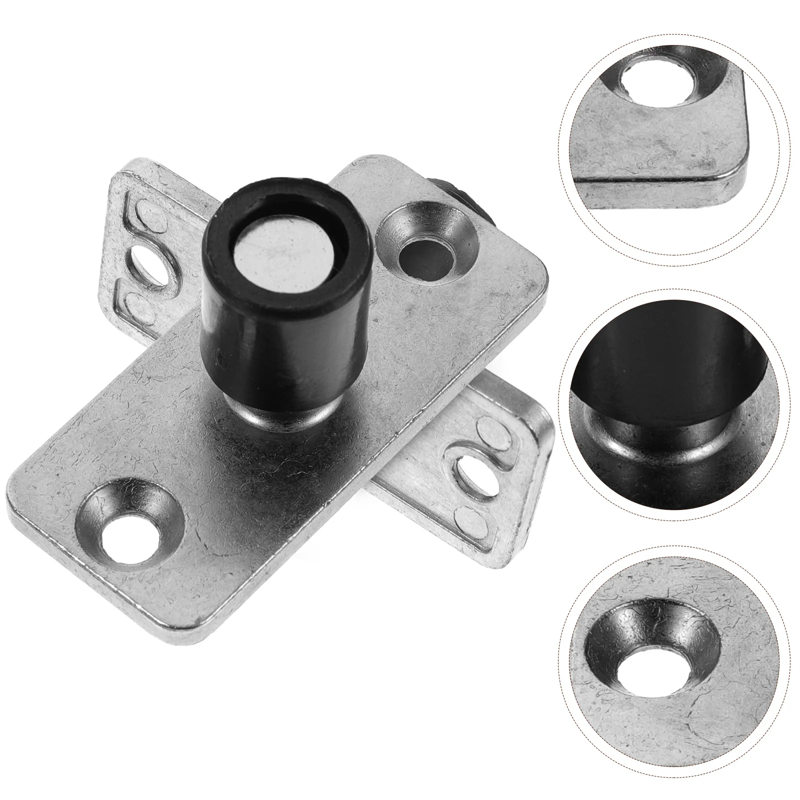 

2pcs Stainless Steel Barn Floor Guide Sliding Door Bottom Stabilizer Durable Smooth Operation Door Floor Mount Bearing Retainer
