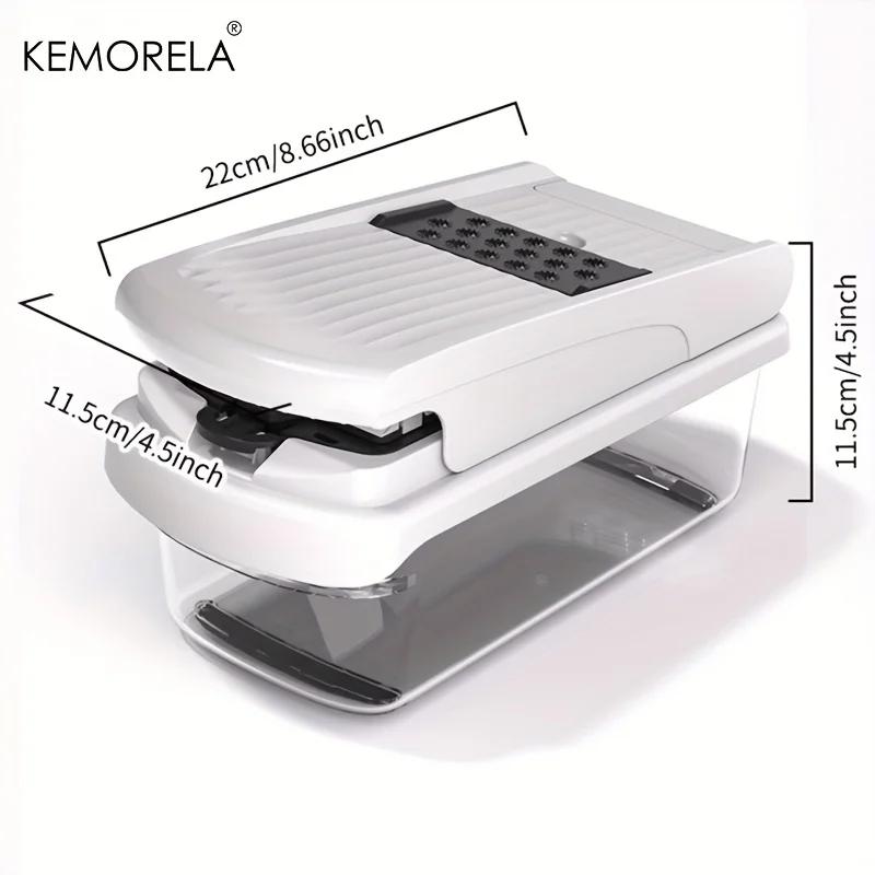 14/15 in 1 Multifunctional Vegetable Chopper Food Chopper Onion Chopper Vegetable Chopper with Container for Salad Potato Carrot view 6