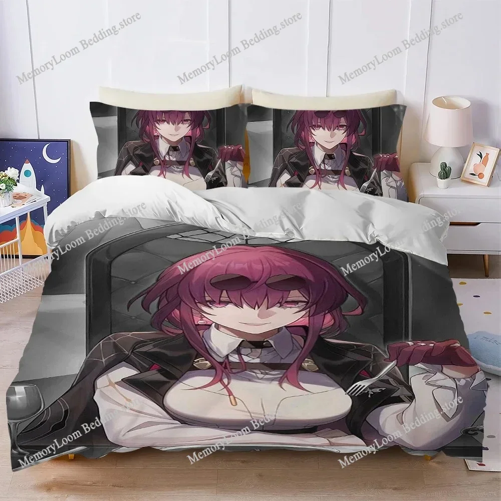 Honkai Star Rail Kafka Duvet Cover Set Home Style Bedding Soft Laundry Cotton Bed Student Dormitory Gift Home Textileextile963