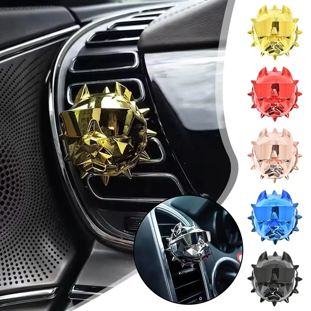 

Vehicle Air Freshener Bulldog Fragrance Luxury Perfume Car Bulldog Fragrance Car Fresheners Scent Air Diffuser G5R8