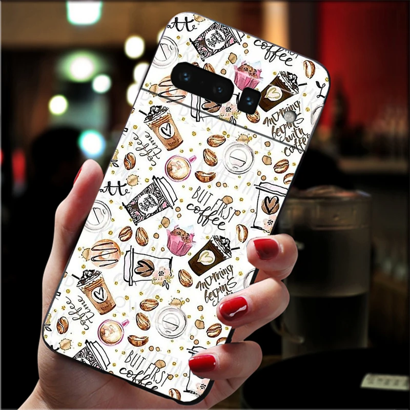 حافظة هاتف لهاتف جوجل بيكسل 10 9 برو XL 9A 8 7 6 Pro Pixel 8A 7A 6A Pixel 8 7 6 5 OK ولكن أول فتاة القهوة #3