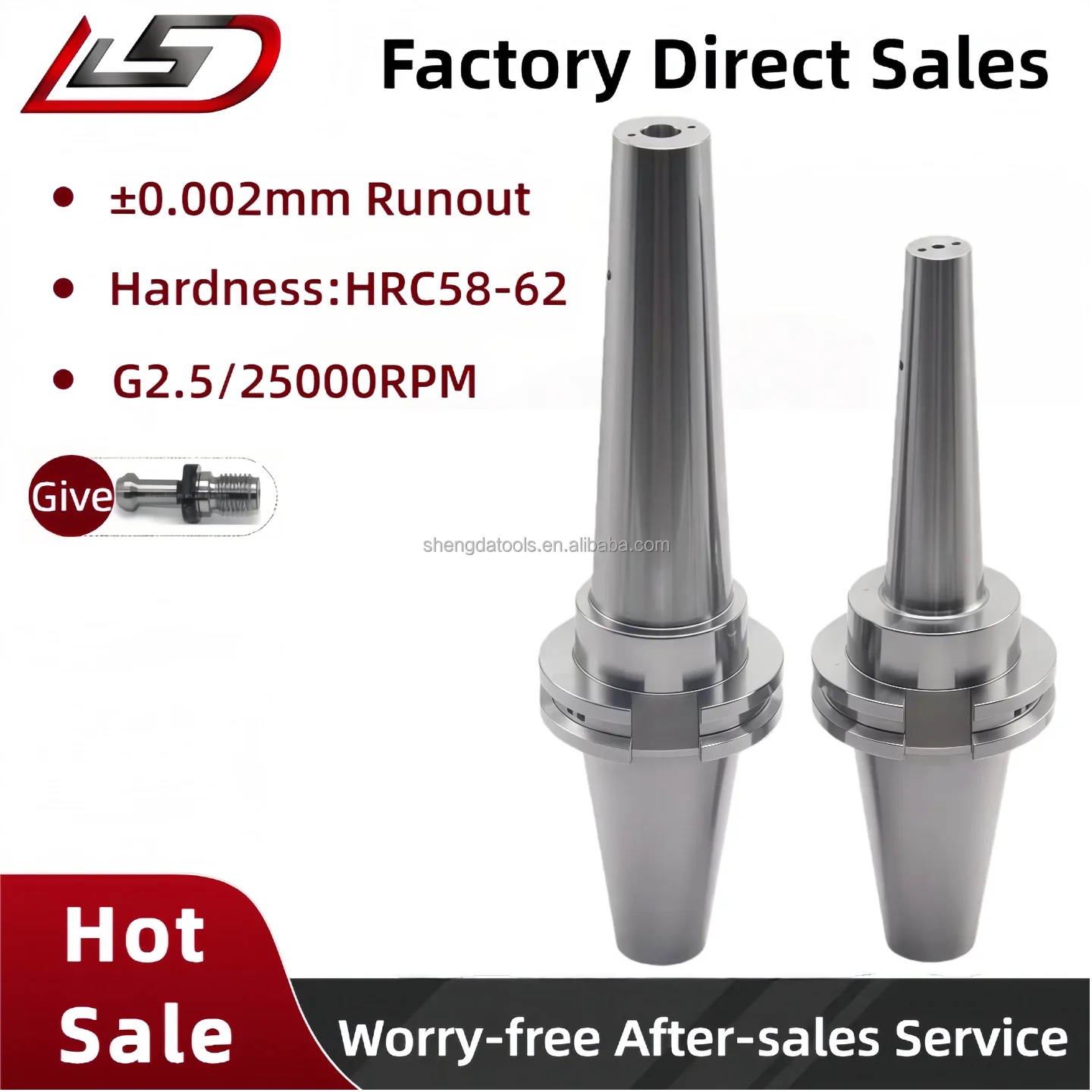In Stock CAT40 Heat Shrink Fit Tool Holder CAT Shrink Fit Holders for Milling Machine