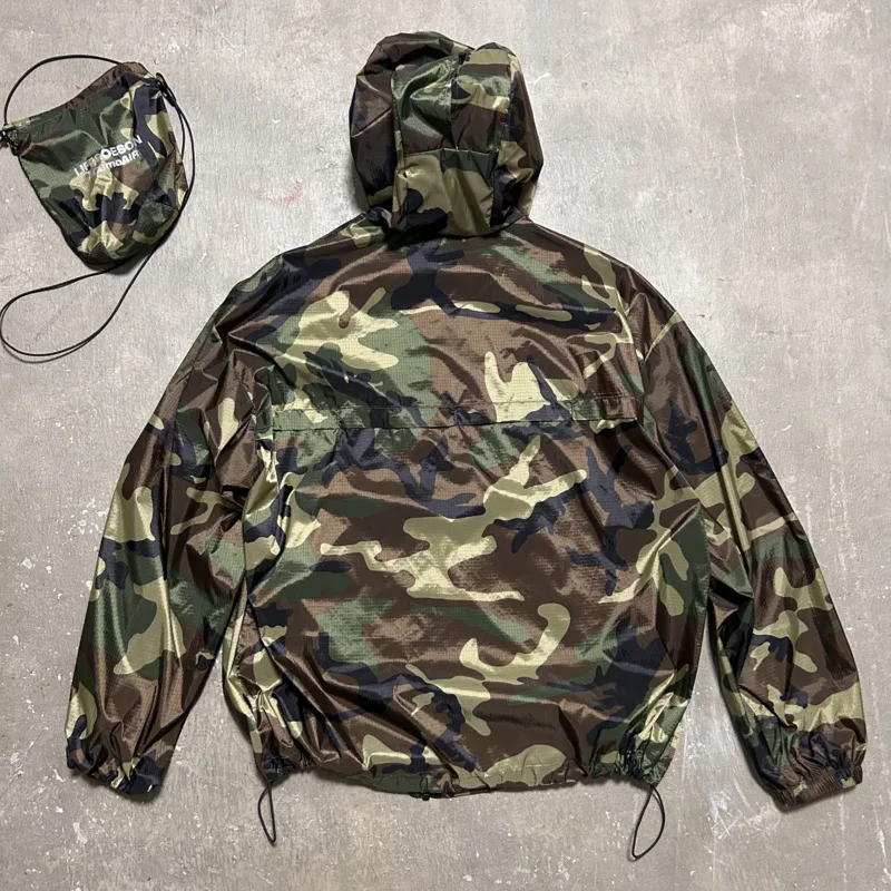 HKSH Spring Autumn New Men Tide Chic Ins Camo Skin Waterproof Lightweight Packable Portable Windbreaker Tactical Jackets HK27236
