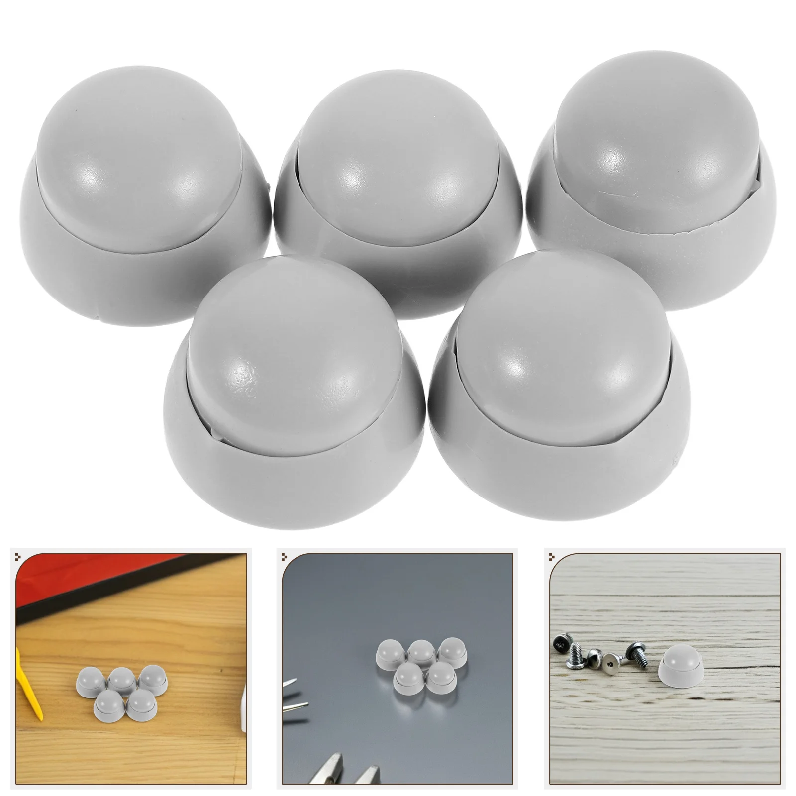 

10Pcs Playground Protective Nut Caps High Density Material Easy to Clean Weather Resistant for Outdoor Playgrounds