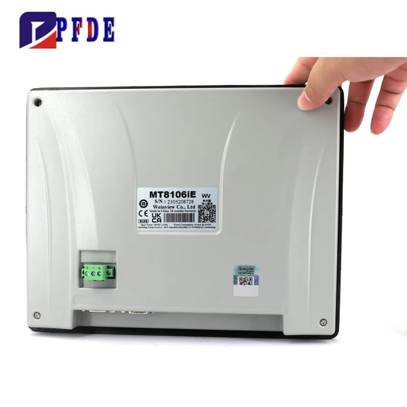 

Weinview MT8106IE HMI 10.1 inches (can replace MT8102IE) Ethernet interface 10/100 Base-T * 1 ,flash memory 256MB,128MB memory