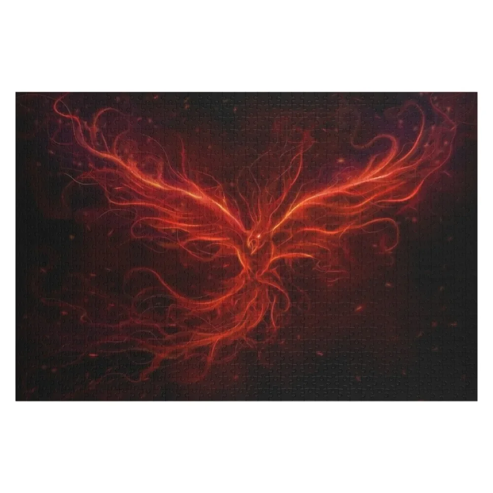 De Phoenix Rise Jigsaw Puzzle Woods voor volwassenen Nieuw speelgoed voor kinderen 2022, aangepaste houten cadeaupuzzel