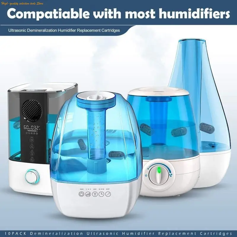 203F 10/12 Pcs Demineralization Cartridge Home Humidifier Desalination Filter