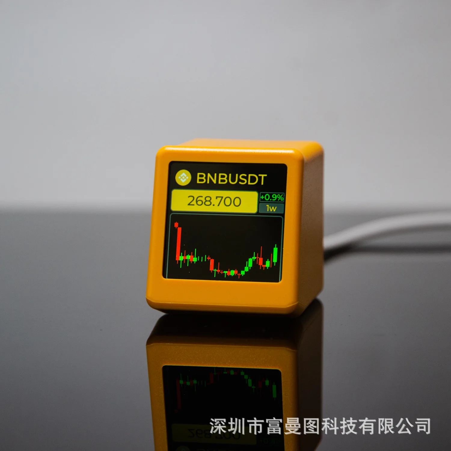Multi-functional Alarm Clock, Stock Market Display, Wifi Weather Clock, Exchange Rate, Real-time Price Of Btc Cryptocurrency - Image 3