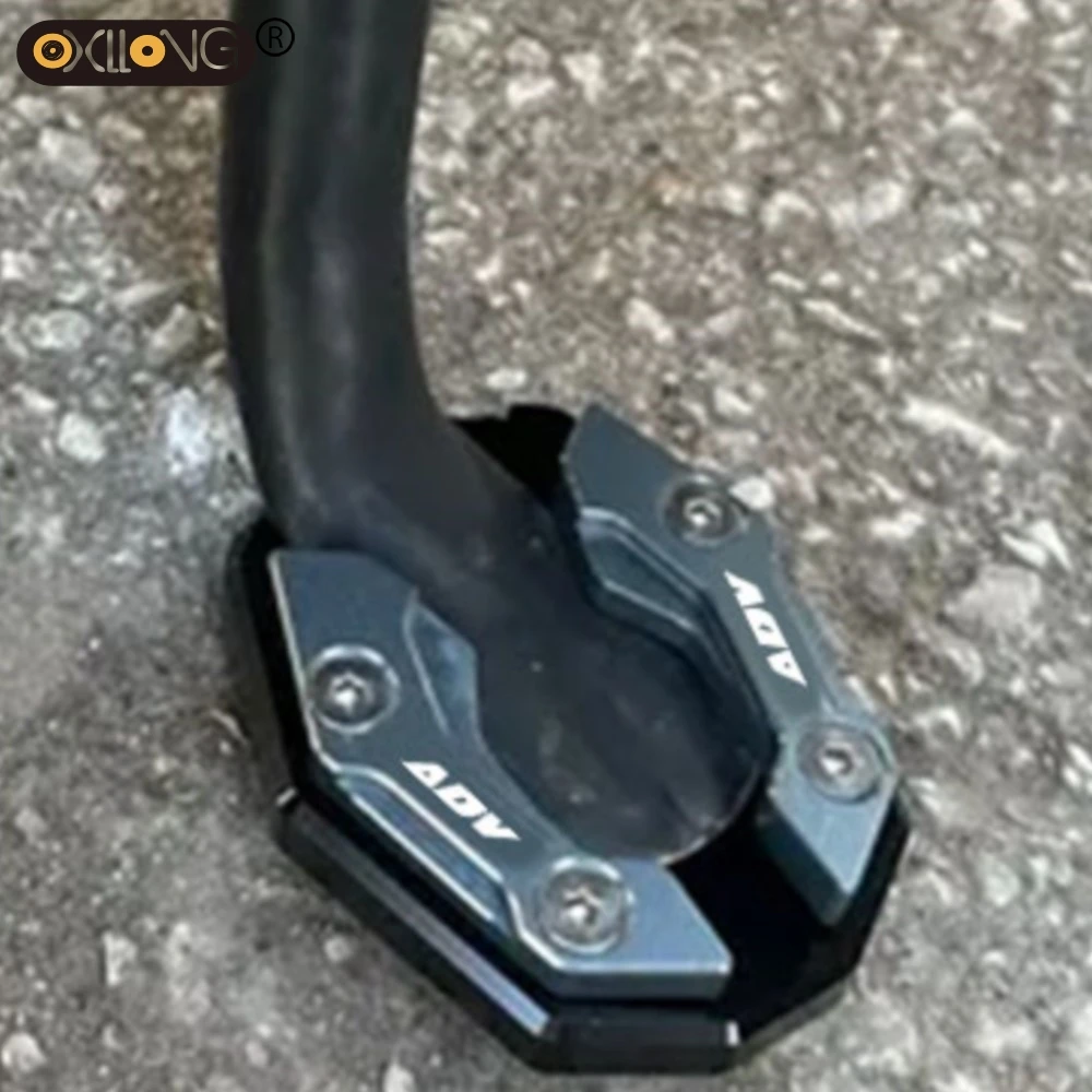 

For Honda ADV160 ADV 160 2023 2024 2025 2026 Motorcycle Accessories Motorcycle Kickstand Side Stand Enlarger Extension Plate Pad
