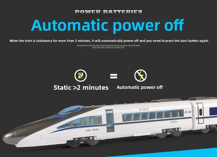 Double Eagle High-Speed Train Toy Fuxing Train Remote Control Electric Train Trackless And Harmonic Model Boy Children'S Gifts