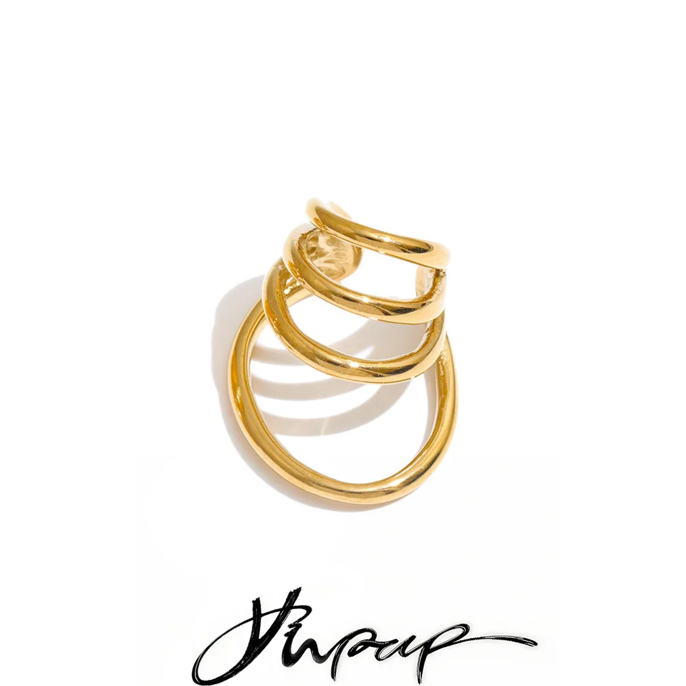 Yhpup 1 Stück Edelstahl-Ohrklemme für Frauen, Personalisierter Glänzender Metall-Ohrschmuck, Minimalistischer Attraktiver Ohrknochen-Schmuck