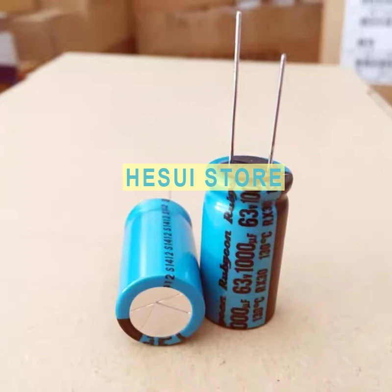 

RUBYCON electrolytic capacitor 63V1000UF 16X30 RX30 high temperature 130 degrees ruby for 50V