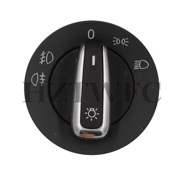 Free Shipping Chrome Headlight Control Switch Fog Light 3BD 941 531 A 3BD941531 For VW Jetta Mk4 Bora Passat B5 Beetle