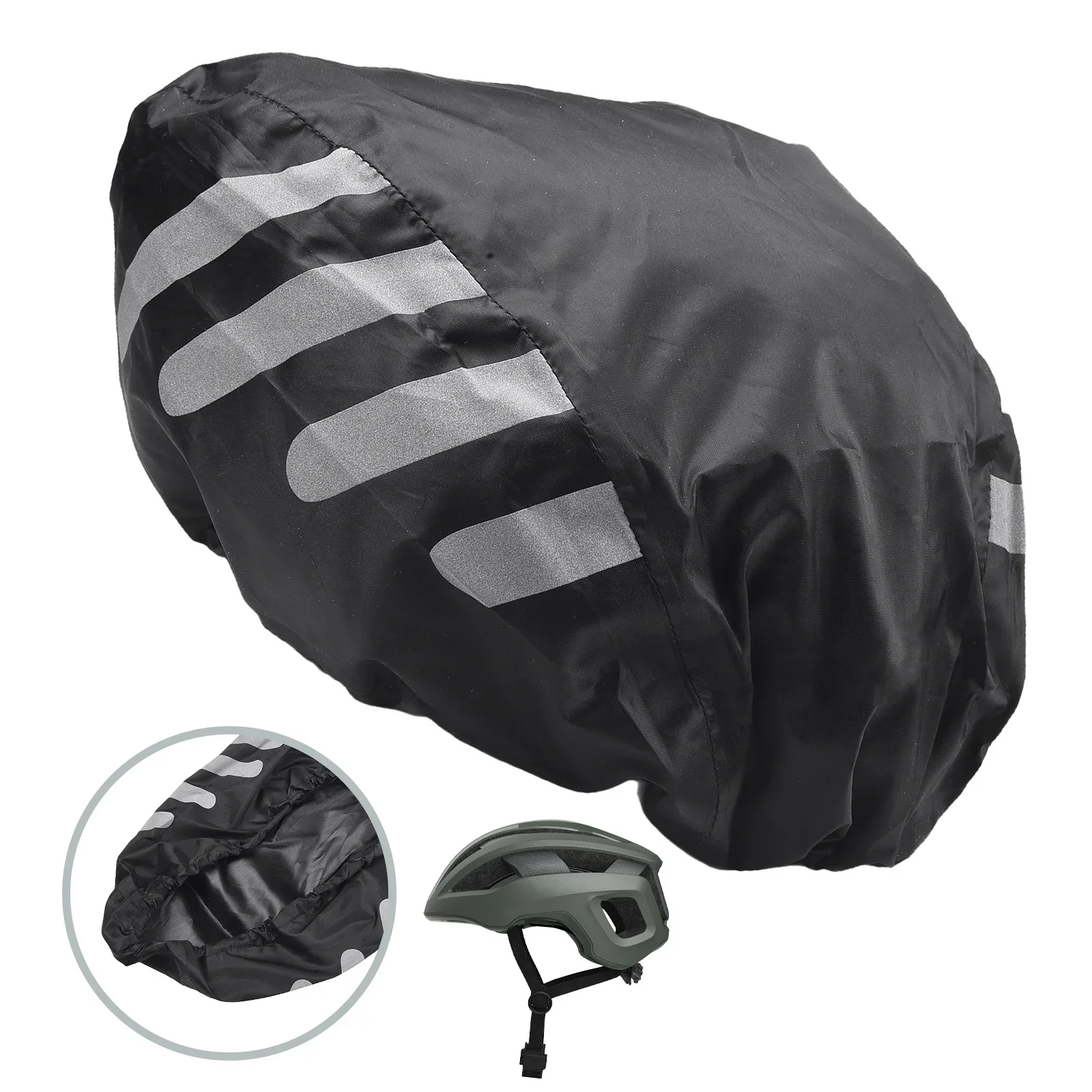 Convenient Rainy Days Riding Equipment Drawstring Girdle Elastic Edging High Density Fabric Wider Field Of View