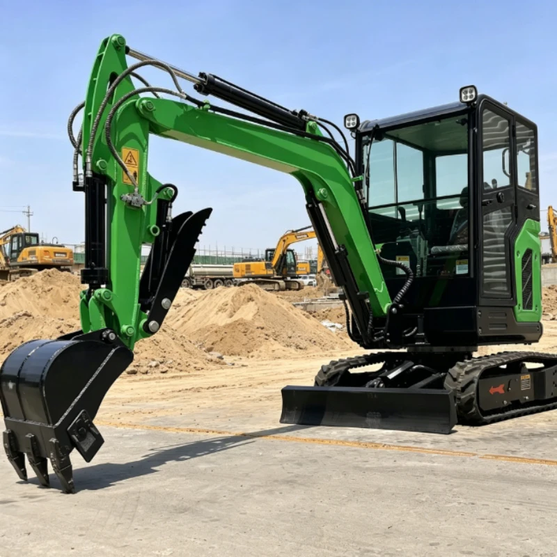 All-purpose Mini Crawler Excavator 2 Ton Gas & Diesel Engine for Gardening Farming Construction Site Work