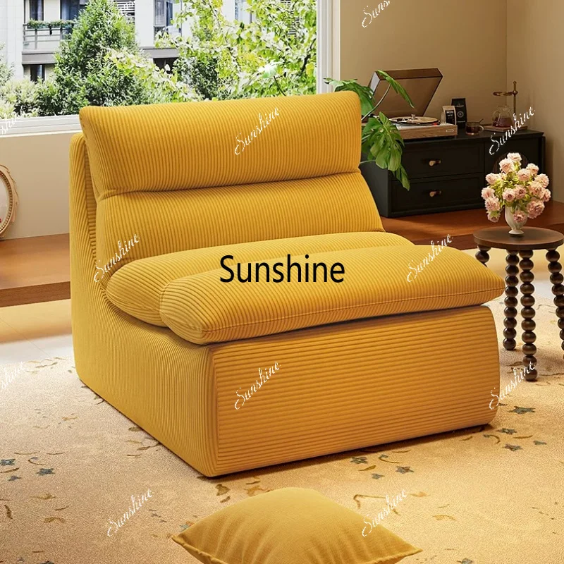 Lazy sofa reclining and sleeping bedroom single casual sofa chair
