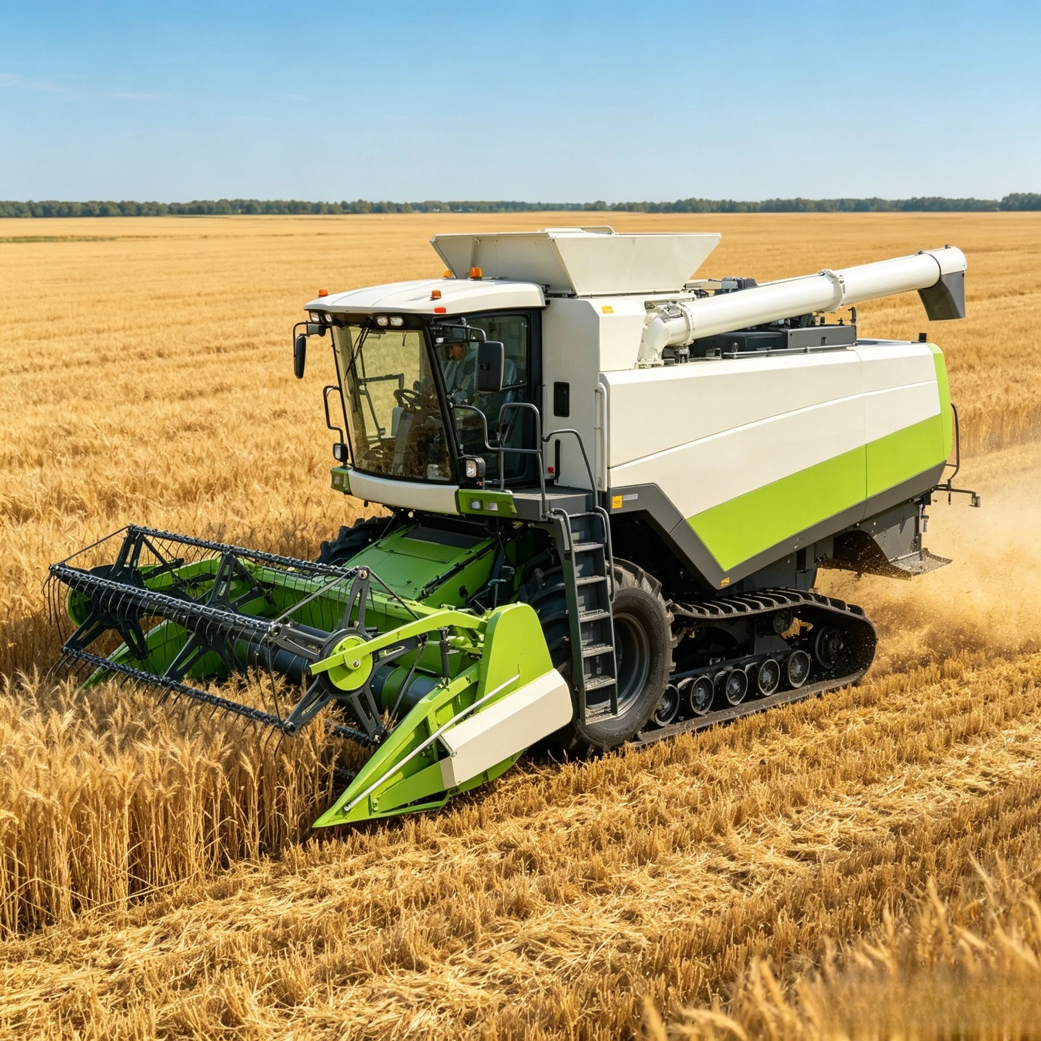 Farming Agriculture Video - Macchina Agricola per la Raccolta, Mietitrebbia