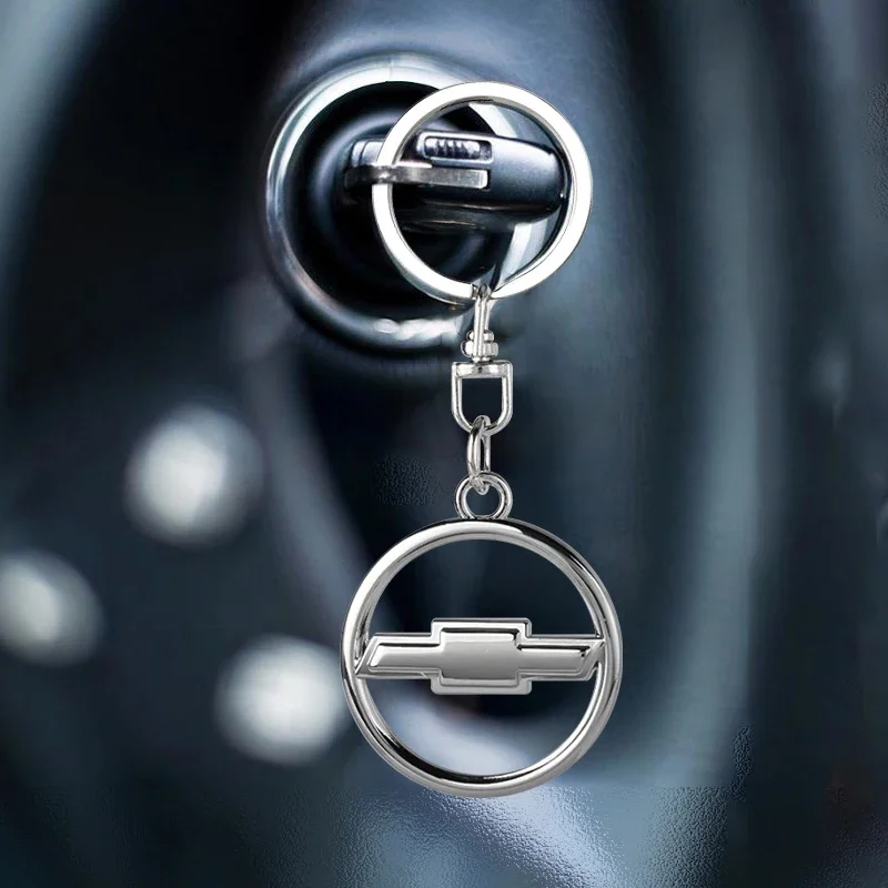 شارة السيارة سلسلة مفاتيح كيرينغ قلادة سلسلة مفاتيح معدنية اكسسوارات السيارات لشروليه سبارك أفيو كروز لاكيتي سونيك ماليبو