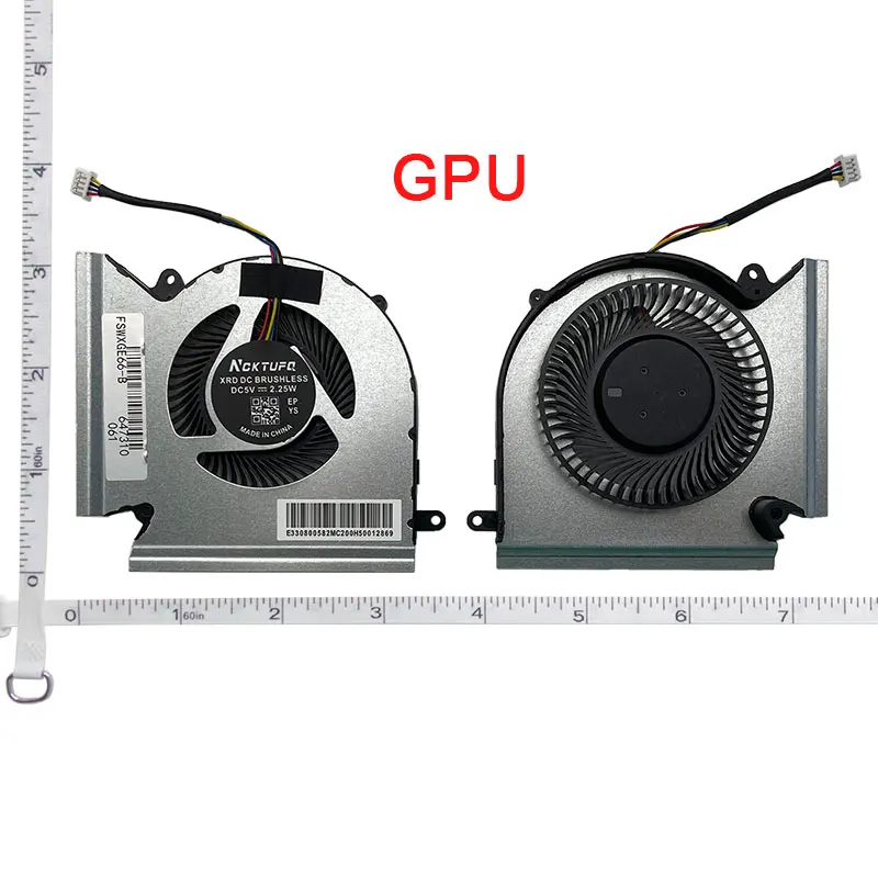 New Laptop CPU GPU Cooling Fan For MSI GE66 GP66 GL66 MS-1541 MS-1542 MS-1543 N453 N454