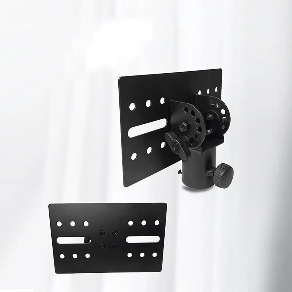 Pallet 35mm Rotatable Metal Mount Tripod Pole Sturdy Music Instruments DJ Speaker Stand Durable Audio Base Adapter Top Cap