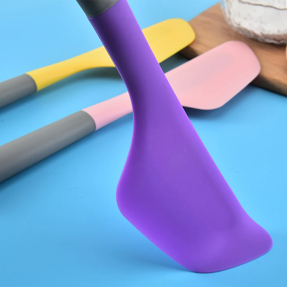 Kitchen Silicone Spatula Integrated Bread Knife Large Salad Mixing Tools Baking Pastry Butter Spatula DIY Cream Cake Spatula New