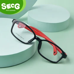 SECG Brand Children's Glasses Comfortable Silica Gel Boys And Girls Glasses Frame Light Flexible Glasses With Eyeglasses