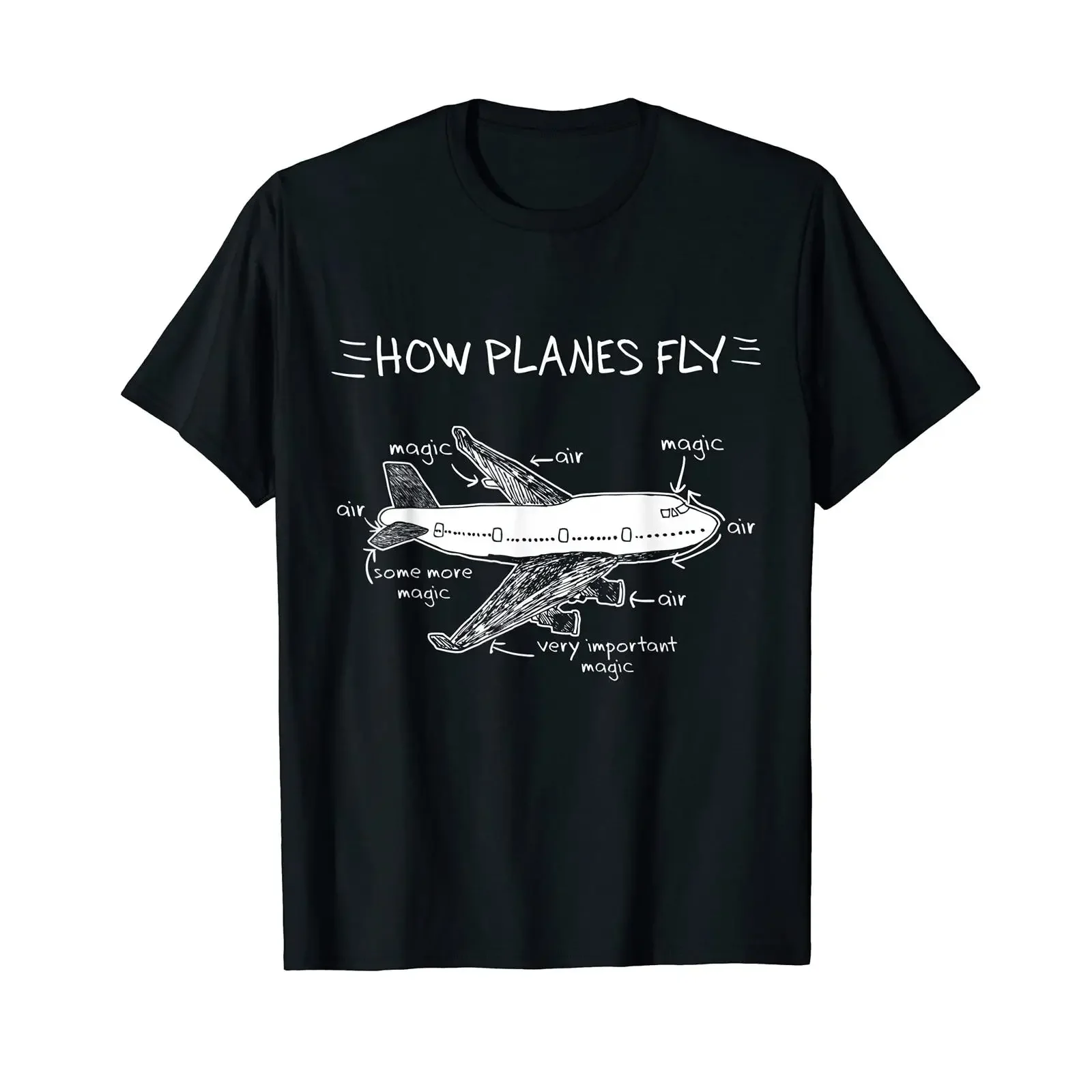 How Aeroplanes Aeroplane Flying T Shirt Aviation vintage Washed Top For Everyday Wear Slightly streetwear homme Stylish