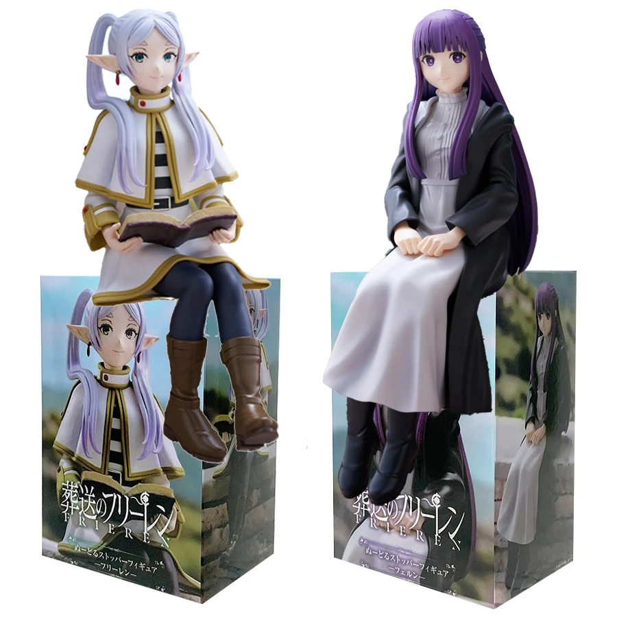 Figura de Anime Frieren: Beyond Journey's End de 14cm, figuras de acción de helecho sentado, tapón de fideos Frieren, juguetes de modelos de colección