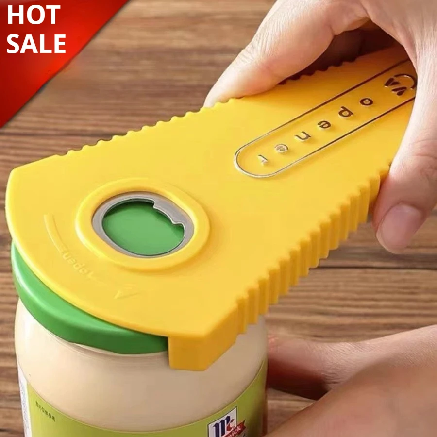 

Multi-function Can Opener Adjustable Bottle Cap Opener Lid Off Jar Opener Labor-saving Screw Can Opener For Kitchen Gadget