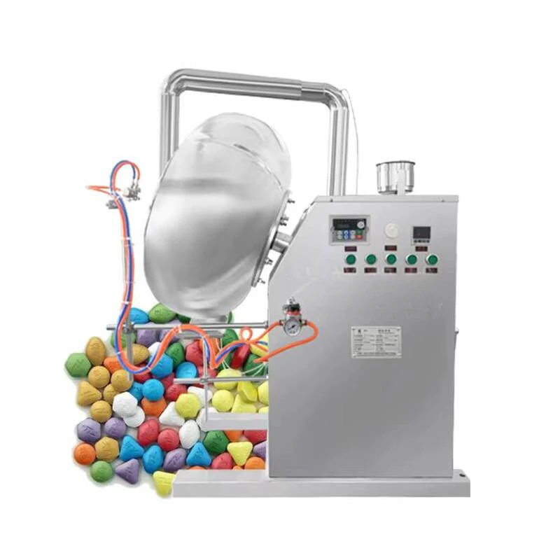 BYC-800 Mass Production Nut Sugar Film Coating Machine For Chocolate Dragee Peanut