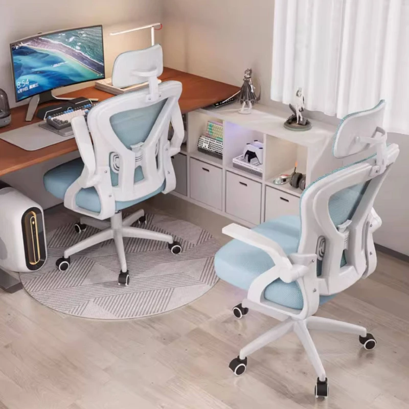 High Back Ergonomic Office Chair Luxury Home Dinning Office Chair Gaming Desk Study Armchair Sillas De Oficina Office Furniture