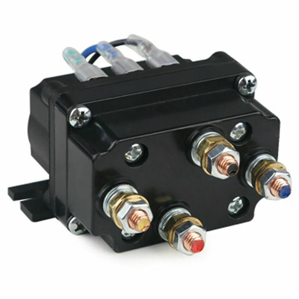 

12V 250A Solenoid Contactor Winch Control Solenoid Relay Twin Wireless Remote Recovery Remote Control Relay for Car Truck
