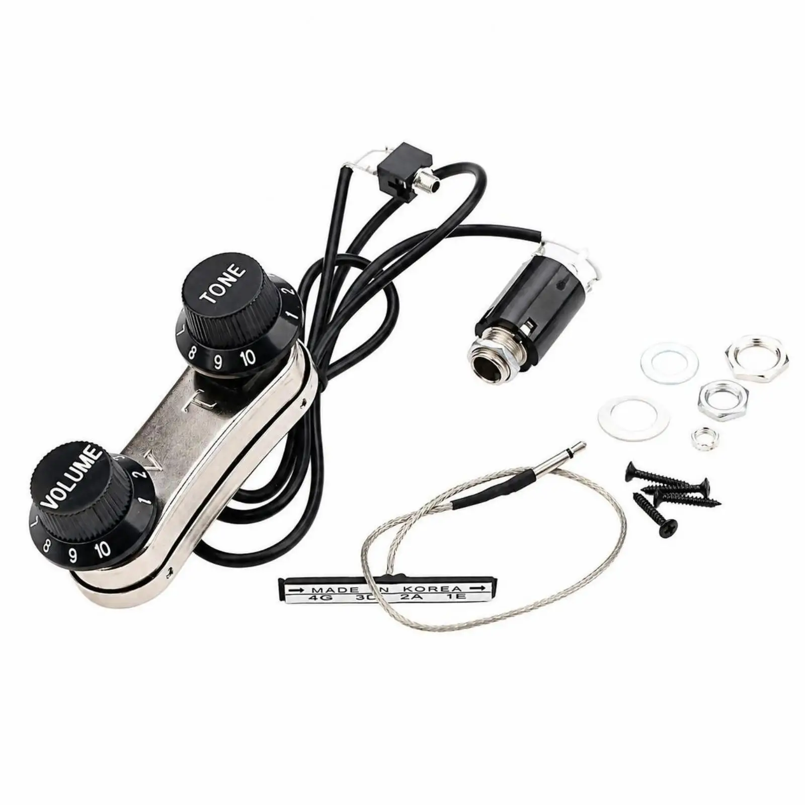 Instrument Control Module with Knobs | Compact Curved Metal Housing, Wired Control Harness with Jack