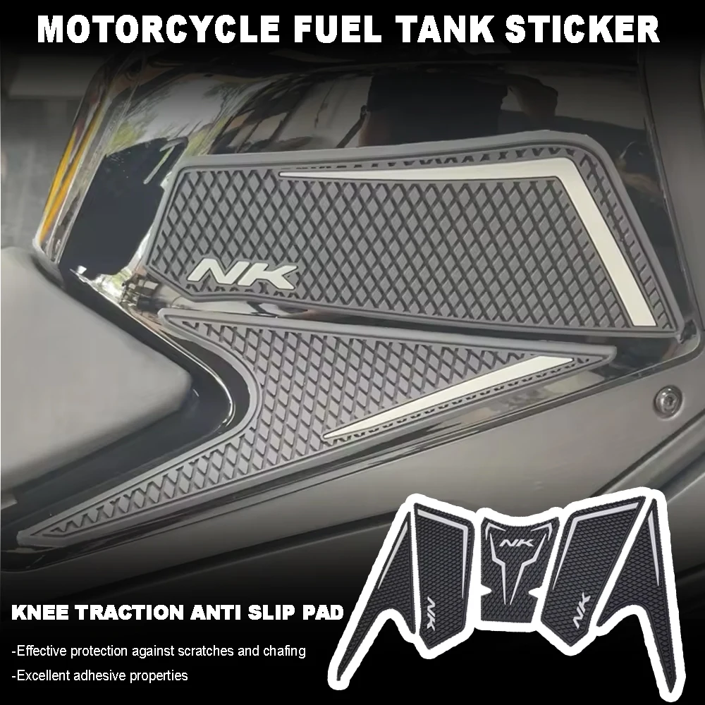 

Motorcycle fuel tank sticker For 450NK 450 NK 2023 Fuel tank pad accessories Knee traction anti slip pad