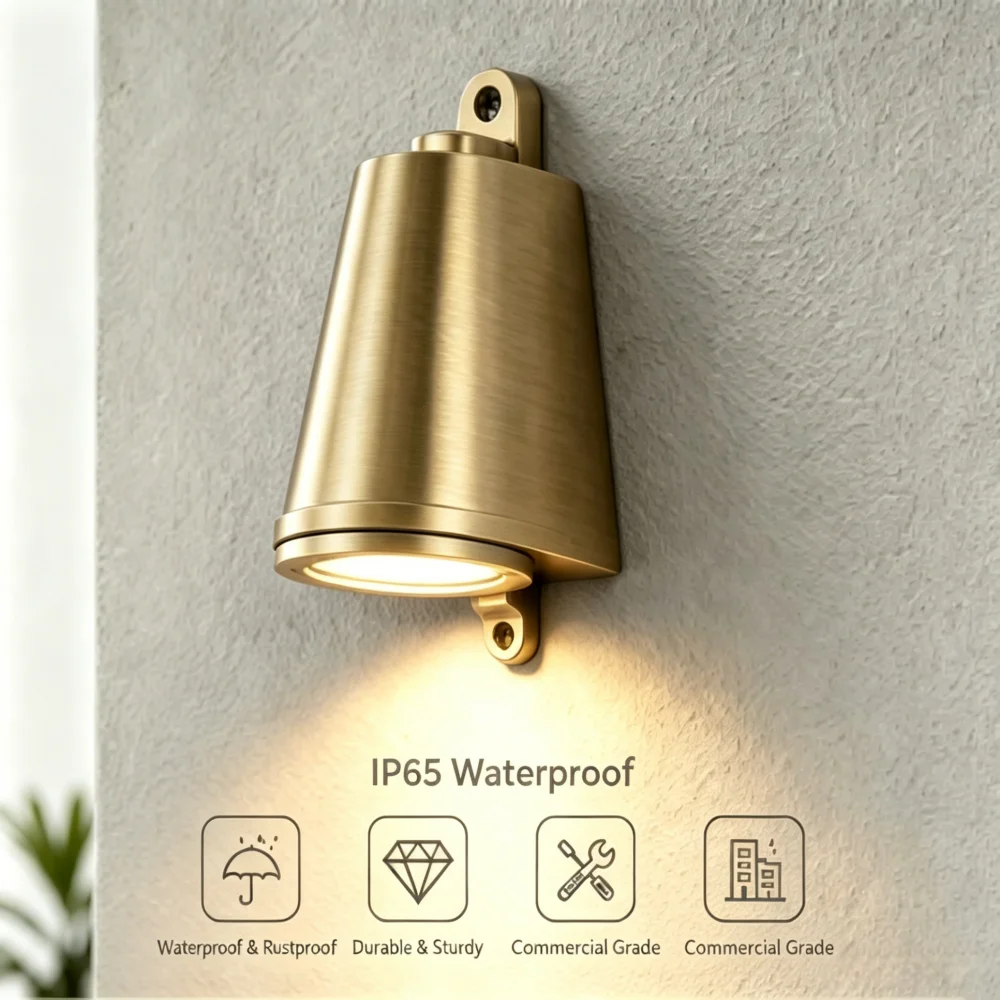 Retro Wall Lamp Aluminum Outdoor IP65 Waterproof LED Wall Light Medieval Style Spotlight Corridor Door Store Doorplate Lighting