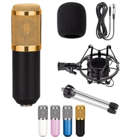 BM-800 Professional Condenser Microphone Kit BM 800 Karaoke Studio Mic For Recording Computer With Shock Mount+Foam Cap+Cable