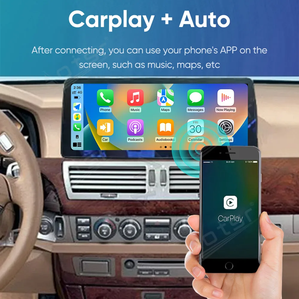 

Android 13 For BMW 7 Series E65 E66 Qualcomm Car Radio Multimedia Player Auto 12.3 Inch Carplay HD Touch Screen Car Accessories