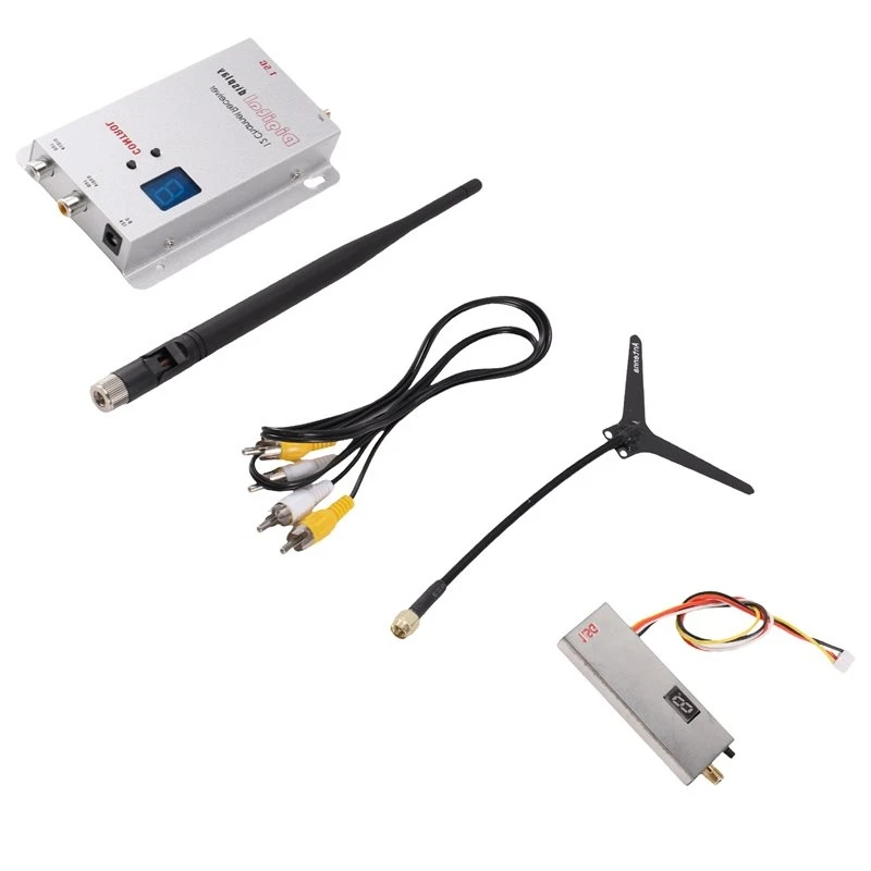 A48U 12CH 2000Mw For FPV Video Transmitter Receiver 1.5G 2W For FPV VTX+ 1.5G VRX Kit For FPV Long Range RC Drone