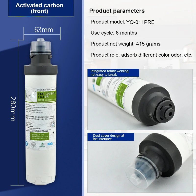 Seael substituição do filtro de água roating, sistema de osmose reversa para purificador, tratamento e remoção, pp, upf, cto