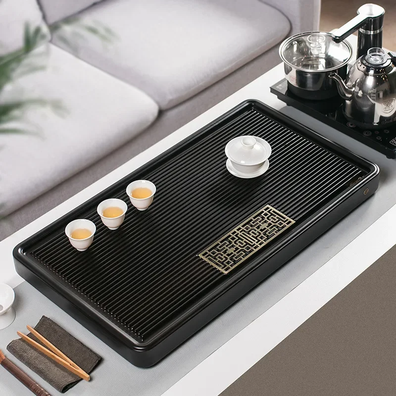 Bakelite tea tray Taiwan household set simple  tray sea kung fu  set size number electric bakelite  tray