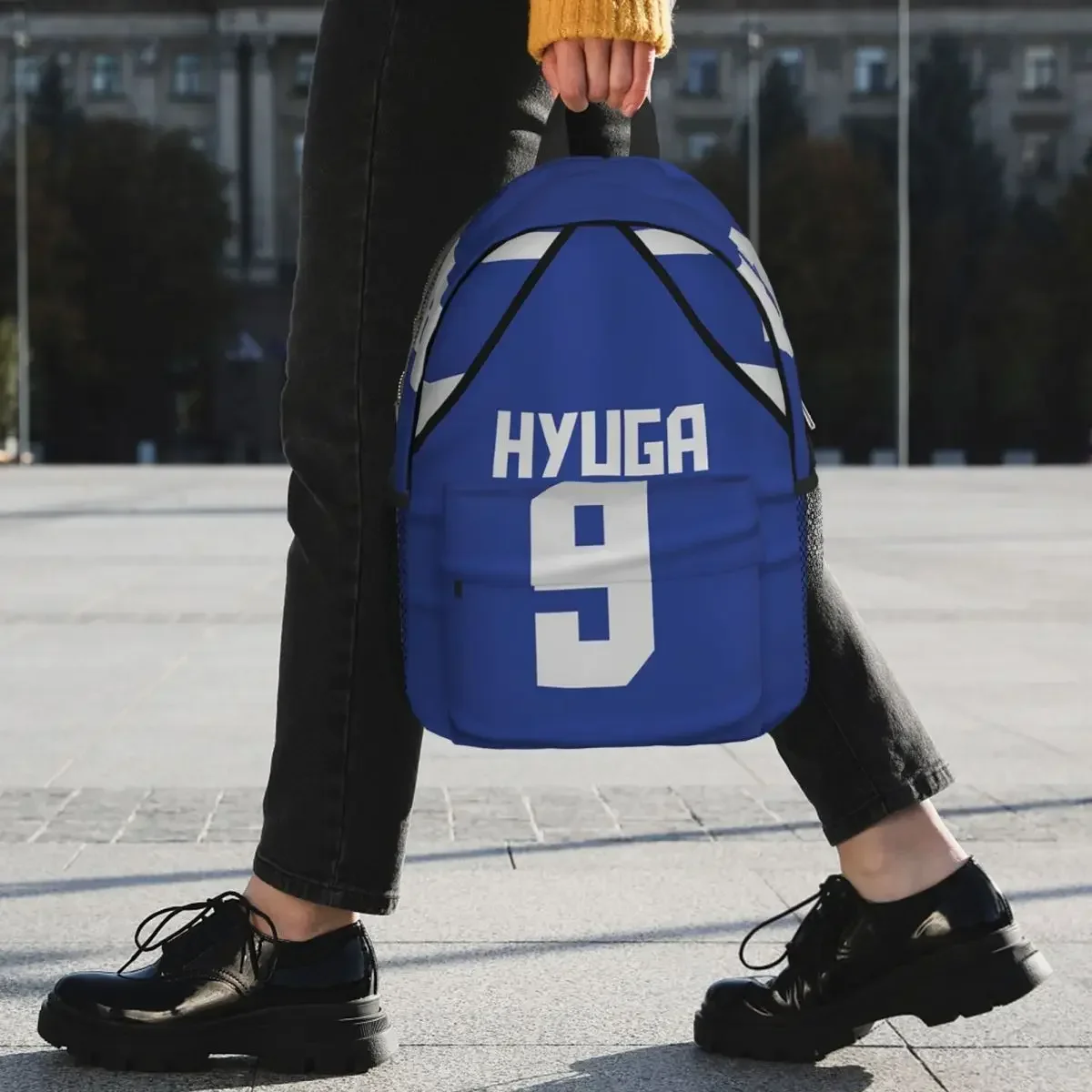 

Рюкзак Kojiro Hyuga Captain Tsubasa, Лидер продаж, рюкзак большой емкости для мальчиков и девочек, сумка для книг, сумки на плечо для мужчин и женщин, школьная сумка