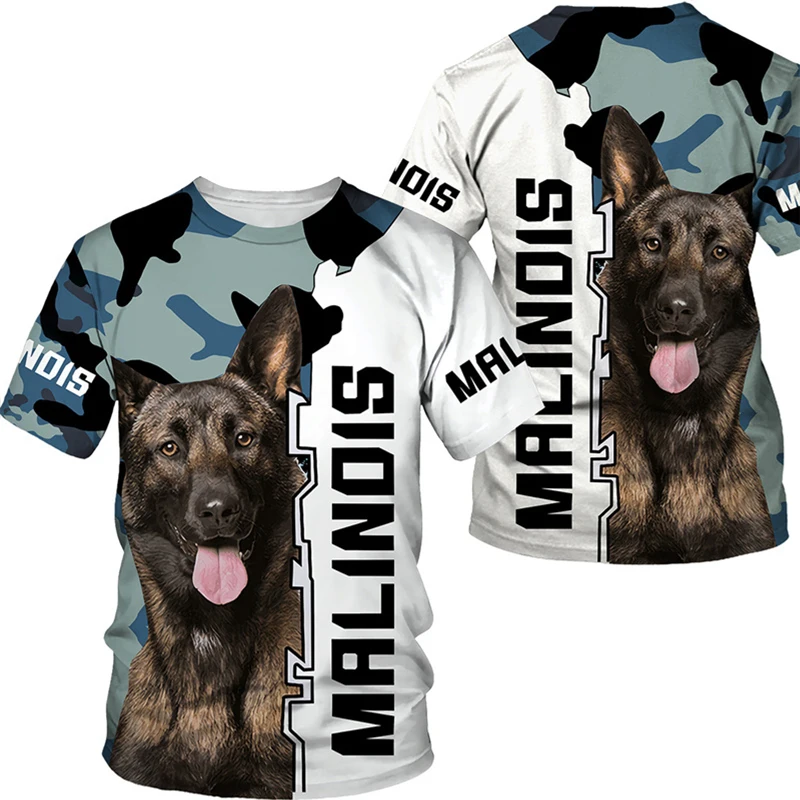 Rottweiler Dog T Shirt 3d Pet Pit Bull Printed T-shirt Womens Clothing Funny Doggy Kids Tee Shirts Gym Tracksuit Sportwear Tops