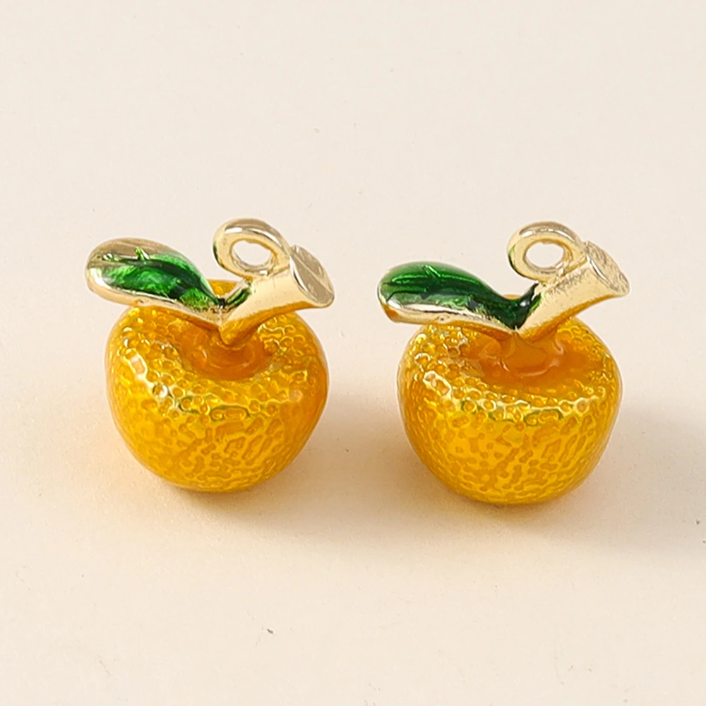 5pcs Cute Fruit Charms for DIY Jewelry Making