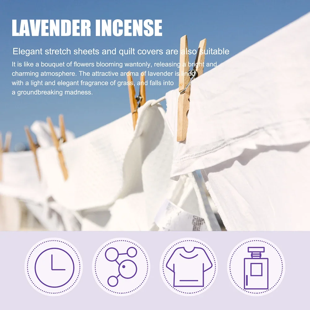 Lavender Fragrance Beads Laundry Softener Washing Machine Clean Detergent Use Perfume Care Wearing Diffuser Clothes Scent Beads